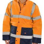Beeswift Fleece Lined High Visibility Traffic Jacket BSW38830