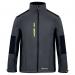 Beeswift FlexSoftshell Jacket Two-Tone Grey/Black 4XL BSW39150