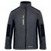 Beeswift FlexSoftshell Jacket Two-Tone GreyBlack 4XL SFSJGYBL4XL BSW39150