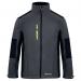 Beeswift FlexSoftshell Jacket Two-Tone GreyBlack 2XL SFSJGYBL2XL BSW39152