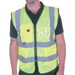 Beeswift Executive Mesh Waistcoat Saturn Yellow XL HVMWEXECSYXL BSW39318