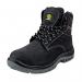 Beeswift Dual Density PU Steel Toe Cap Ankle Boots 1Pr Black 5 CF56BL05 BSW39902