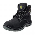Beeswift Dual Density PU Steel Toe Cap Ankle Boots 1Pr Black 7 CF56BL07 BSW39904