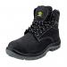 Beeswift Dual Density PU Steel Toe Cap Ankle Boots 1Pr Black 13 CF56BL13 BSW39910