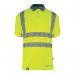 Beeswift Envirowear High Visibility Short Sleeve Polo Shirt Saturn Yellow S EWCPKSSSYS BSW40100