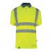 Beeswift Envirowear High Visibility Short Sleeve Polo Shirt Saturn Yellow XL BSW40103