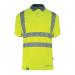 Beeswift Envirowear High Visibility Short Sleeve Polo Shirt Saturn Yellow 2XL EWCPKSSSY2XL BSW40104