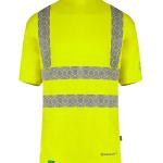 Beeswift Envirowear High Visibility Short Sleeve T-Shirt Saturn Yellow XL BSW40119
