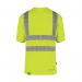 Beeswift Envirowear High Visibility Short Sleeve T-Shirt Saturn Yellow 4XL EWCTSSY4XL BSW40122