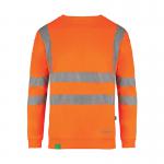 Beeswift Envirowear High Visibility Sweatshirt Orange 4XL BSW40187