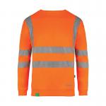 Beeswift Envirowear High Visibility Sweatshirt Orange 2XL BSW40189