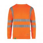 Beeswift Envirowear High Visibility Sweatshirt Orange L BSW40191