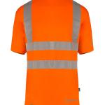 Beeswift Envirowear High Visibility Short Sleeve T-Shirt Orange 3XL BSW40194