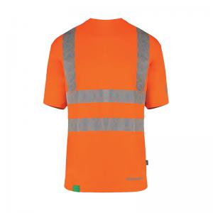 Beeswift Envirowear High Visibility Short Sleeve T-Shirt Orange 3XL