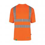 Beeswift Envirowear High Visibility Short Sleeve T-Shirt Orange 2XL BSW40197