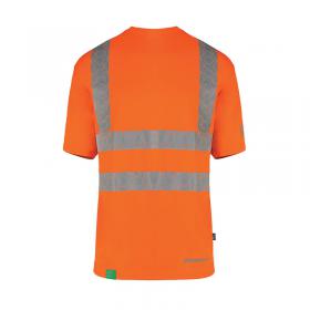 Beeswift Envirowear High Visibility Short Sleeve T-Shirt Orange L BSW40199