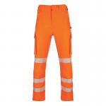 Beeswift Envirowear High Visibility Trousers Orange 46R EWCTROR46 BSW41197