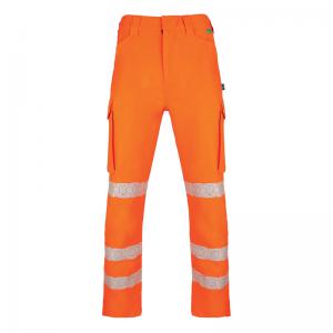 Beeswift Envirowear High Visibility Trousers Orange 32S EWCTROR32S