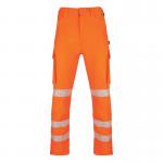 Beeswift Envirowear High Visibility Trousers Orange 34S EWCTROR34S BSW41201