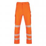 Beeswift Envirowear High Visibility Trousers Orange 40S BSW41204