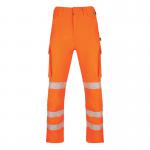 Beeswift Envirowear High Visibility Trousers Orange 40S EWCTROR40S BSW41204