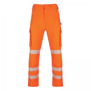 Beeswift Envirowear High Visibility Trousers Orange 32T EWCTROR32T