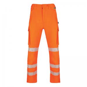 Beeswift Envirowear High Visibility Trousers Orange 34T EWCTROR34T