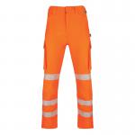 Beeswift Envirowear High Visibility Trousers Orange 36T EWCTROR36T BSW41211