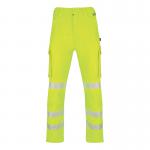 Beeswift Envirowear High Visibility Trousers Saturn Yellow 28 EWCTRSY28 BSW41258