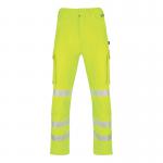 Beeswift Envirowear High Visibility Trousers Saturn Yellow 34R EWCTRSY34 BSW41261