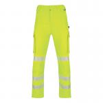 Beeswift Envirowear High Visibility Trousers Saturn Yellow 40R EWCTRSY40 BSW41264
