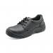 Beeswift Safety S1 Steel Toe Lace Up Leather Upper Shoe 1Pr Black 7 CF54BL07 BSW42872