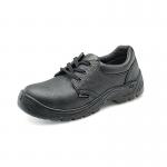 Beeswift Safety S1 Steel Toe Lace Up Leather Upper Shoe 1Pr Black 9 CF54BL09 BSW42874