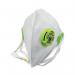 Beeswift B-Brand P2 Face Mask with Valve Fold Flat White BS039 BSW43812