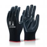 Beeswift Nite Star Glove Black Size 10 Header Card NSGHC10 BSW43815