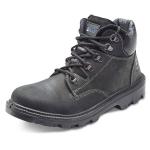 Beeswift Sherpa Dual Density PU Rubber S3 Leather Upper Mid Cut Boots 1 Pair Black 06 BSW52366