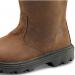 Beeswift Sherpa Dual Density PU Rubber S3 Leather Upper Fur Lined Rigger Boots 1 Pair Brown 07 BSW52659