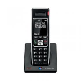 BT Diverse 7400 Plus DECT Cordless Phone Black 44714 BT61480