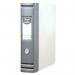 Hermes Heavy Duty 80mm 2D-Ring Polypropylene Box File A4 Silver 8.BA4.006 BU00161