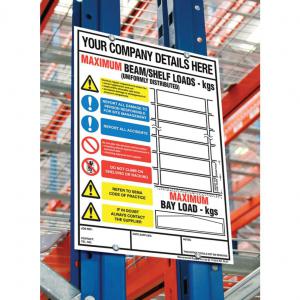 Weight Load Identification - Pallet Racking Weight Load - H.356 x