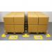 Floor Signals - T - H.200 x W.300 - Pack of 10 - Red FSR/T