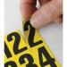 The picture shows a vibrant yellow Beaverswood Supply Ltd Warehouse Signage, with magnetic mixed letters measuring 43mm in height. The bold lettering stands out against the clean, white background, making it easily visible from a distance.