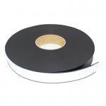 The picture shows a large warehouse sign with the name Beaverswood Supply Ltd written on it. Below, there is a magnetic label holder in the shape of a roll, measuring 60mm in height and 50m in length. The label holder is attached to the sign and appears to be holding labels or tags of some sort. The background is a simple white and gray color.