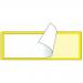Ticket Pouches - Self-Adhesive - H.40 x W.120mm - Pack of 100 - Yellow SAP412Y