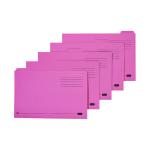 Elba 5 Tabbed Folder Manilla 250g FC Pink (Pack of 20) 100090236 BX00385