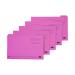 Elba 5 Tabbed Folder Manilla 250g FC Pink (Pack of 20) 100090236