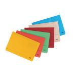 Elba Strongline Document Wallet Bright Manilla Foolscap Assorted (Pack of 10) 400099327 BX00900