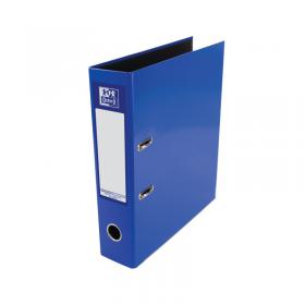 Oxford 70mm Lever Arch File Laminated A4 Blue 400107430 BX01429