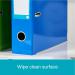 Oxford 70mm Lever Arch File Laminated A4+ Green 400107388 BX01435