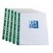 Oxford Punch Pocket Green Spine A4 Clear (100 Pack) 400002137 BX04368